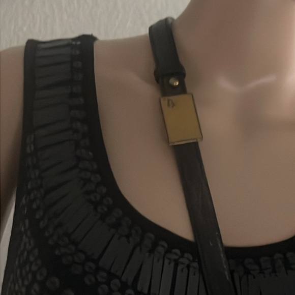 Elliott Lucca black leather Satchel (cross body bag) - Picture 12 of 17